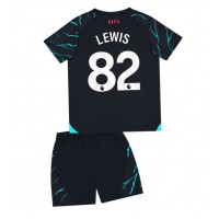 Camisa de time de futebol Manchester City Rico Lewis #82 Replicas 3º Equipamento Infantil 2023-24 Manga Curta (+ Calças curtas)